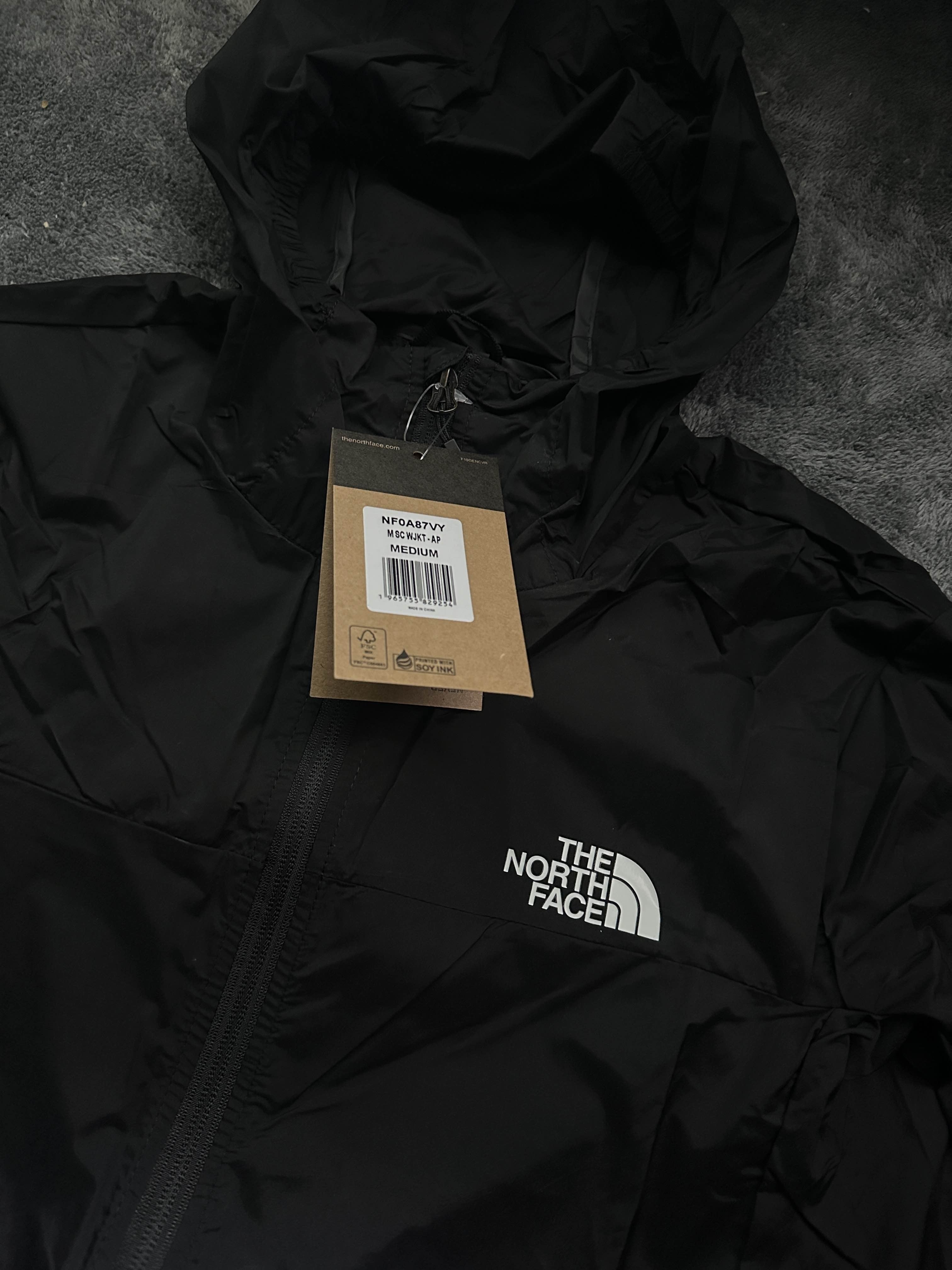 North Face Windbreaker Jacke Mit Etikett